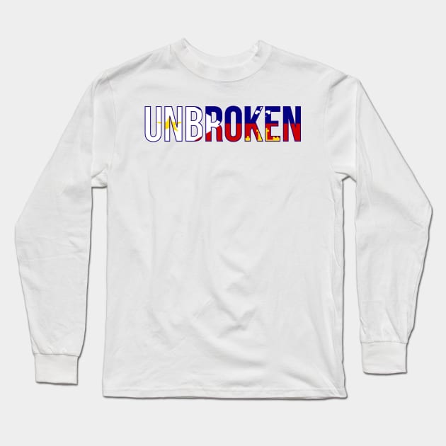 The Unbroken Navy Long Sleeve T-Shirt by tryumphathletics